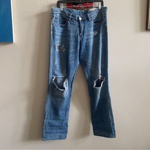 Blank NYC ripped, boyfriend jeans